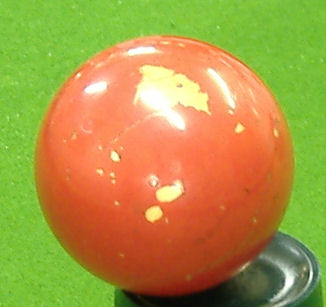 Coated ivory Billiard ball