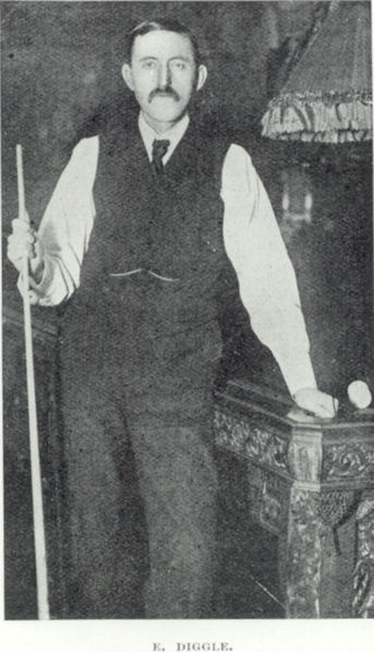 E. Diggle Billiard player