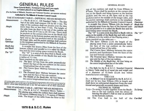 B & S C C Rules1978