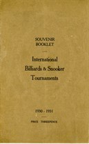 1930-31 Biliard Snooker Tornament Prog R