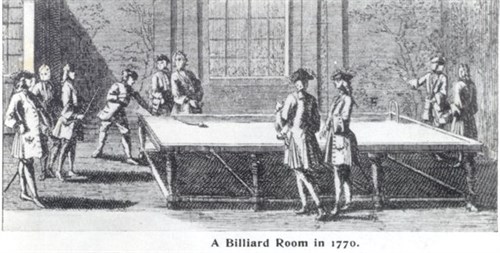 Billiard Room circa 1770